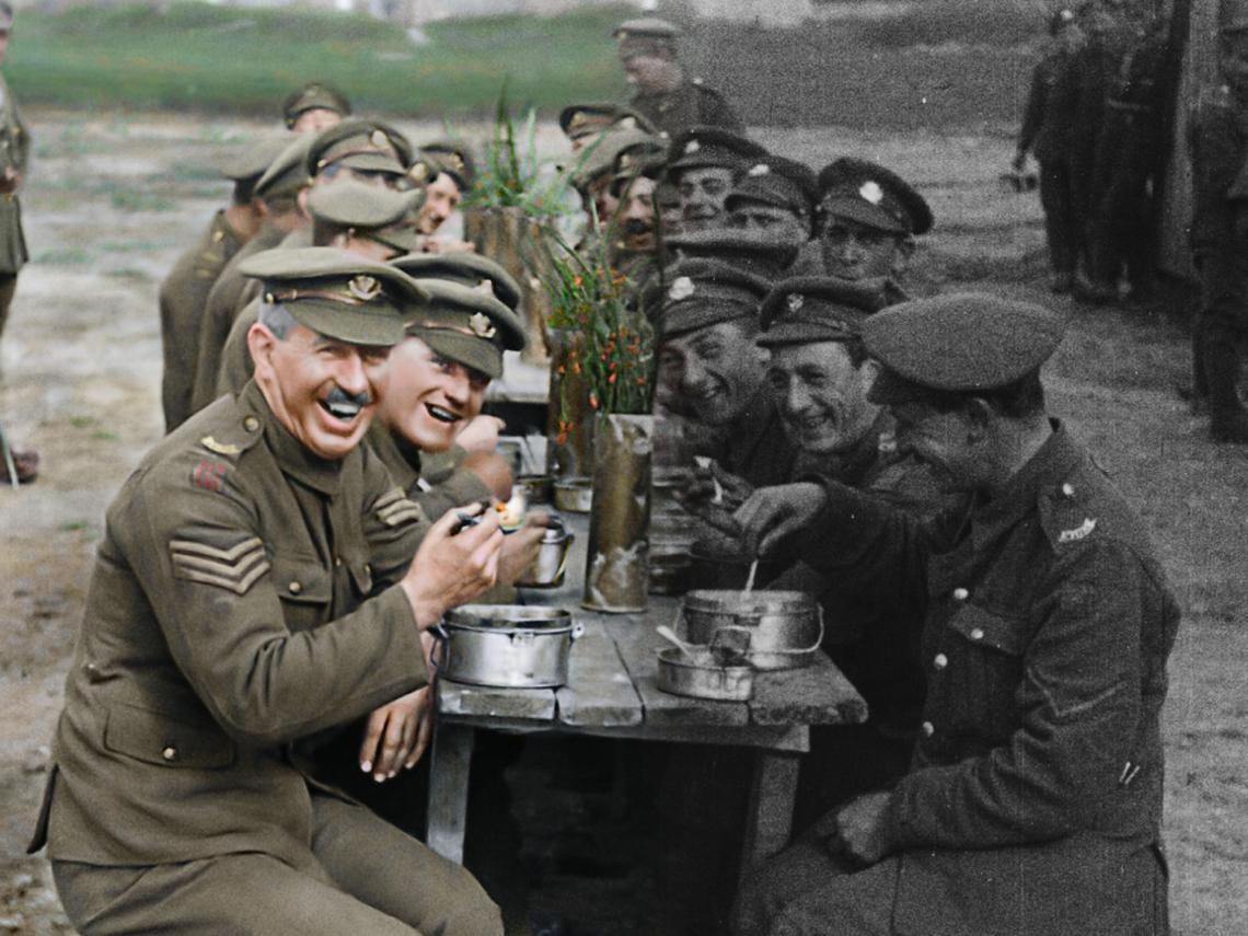 They Shall Not Grow Old Artwork_Colourised footage artistic rendition 2018 - THEY SHALL NOT GROW OLD by WingNut Films with Peter Jackson.  Original black and white film © IWM.jpg